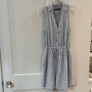 Abercrombie & Fitch Navy and White Striped Dress